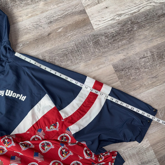 Walt Disney World 50th Vault Collection America On Parade Windbreaker Jacket 2X - Picture 10 of 11
